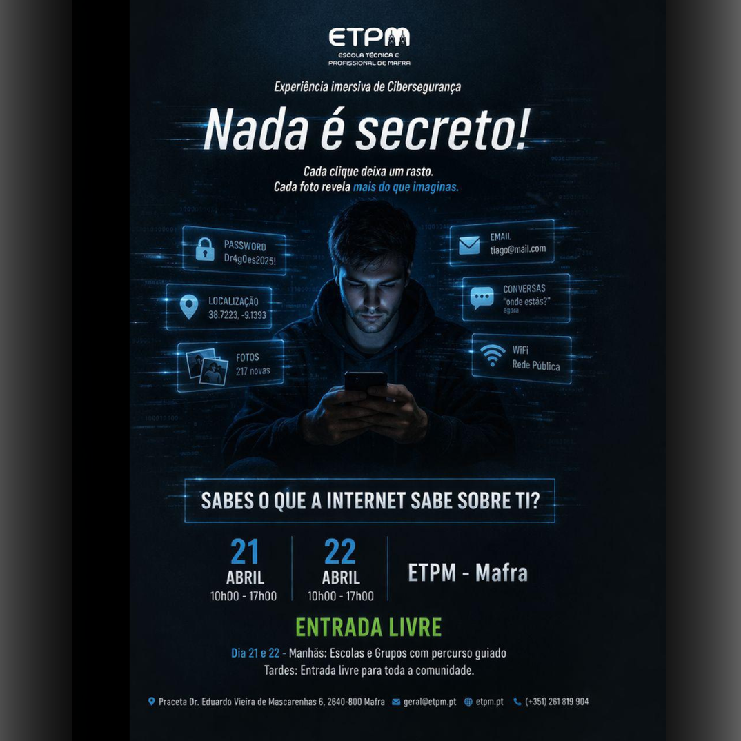 ETPM promove experiência imersiva de cibersegurança aberta à comunidade